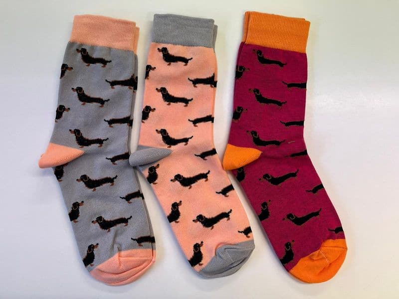 Bamboo Socks - Sausage Dog