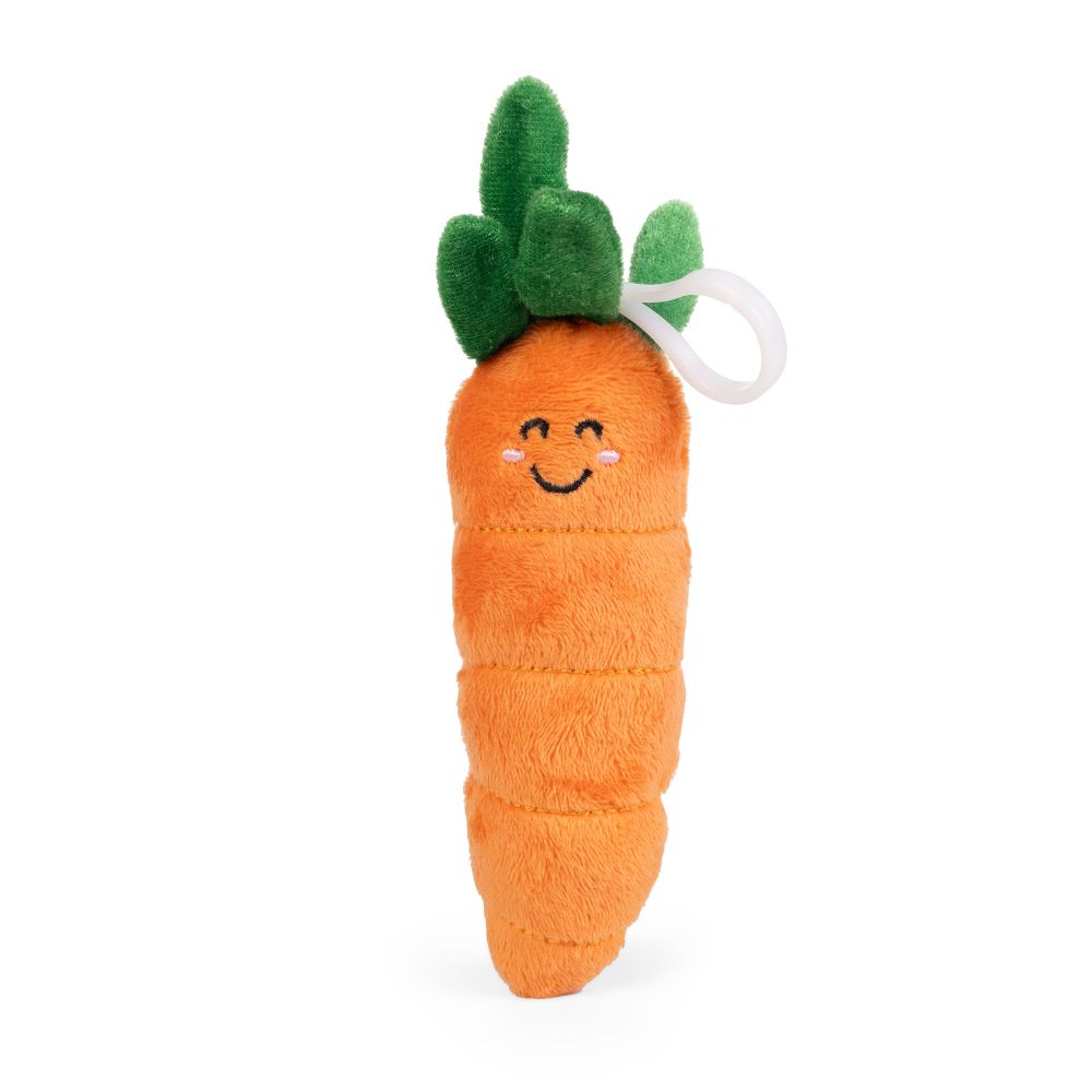 Sale - LITTLE Living Nature Clips Vegetable Plush Keyrings