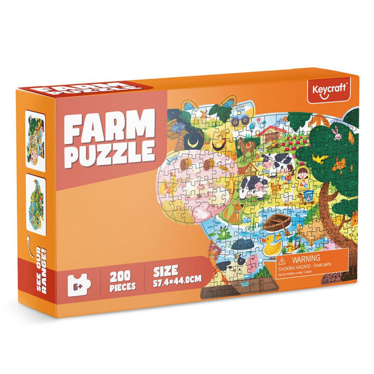 200 Pieces Farm Jigsaw Puzzle