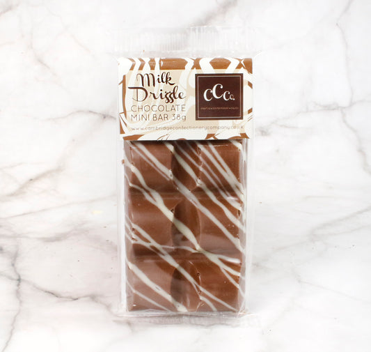 Milk drizzle chocolate mini bar 38g