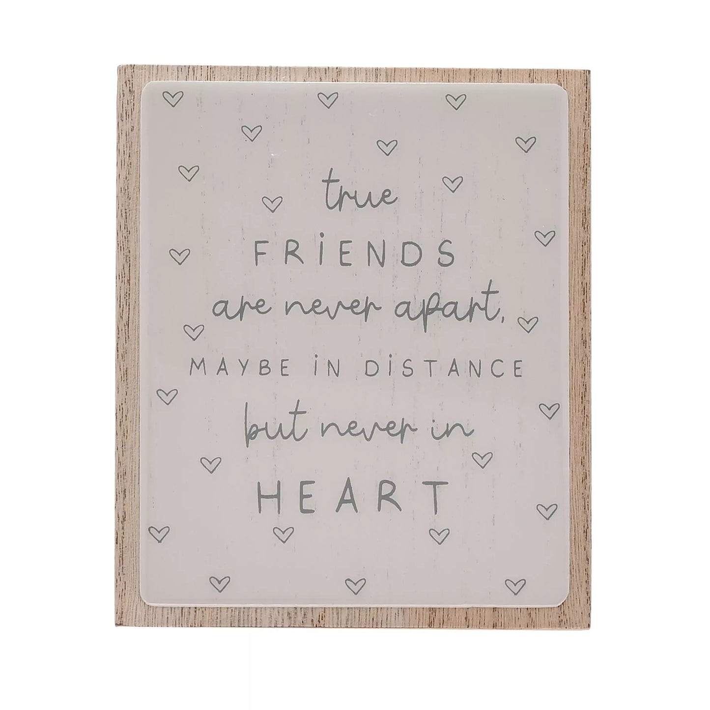 Friends wooden plaque