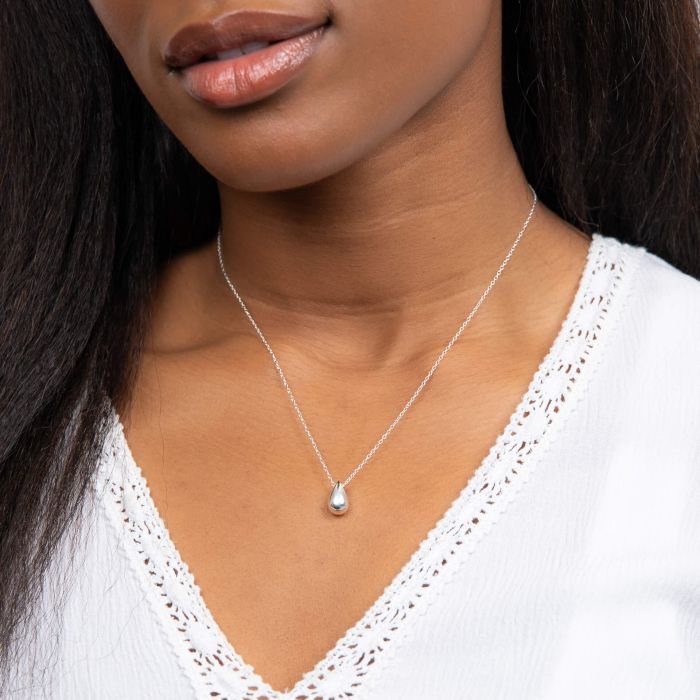 Beginnings - Solid Teardrop Necklace