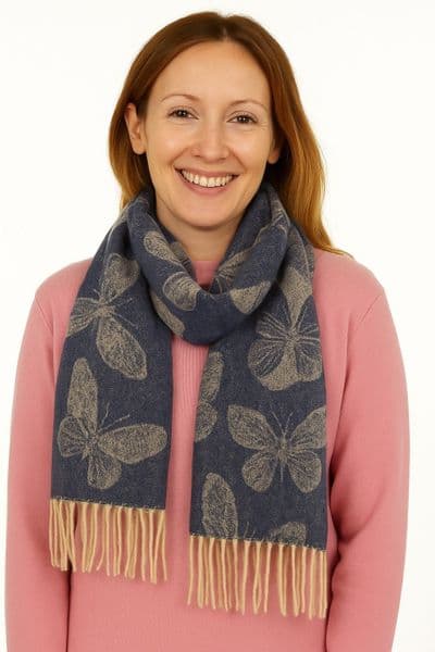 Butterfly Print Scarf