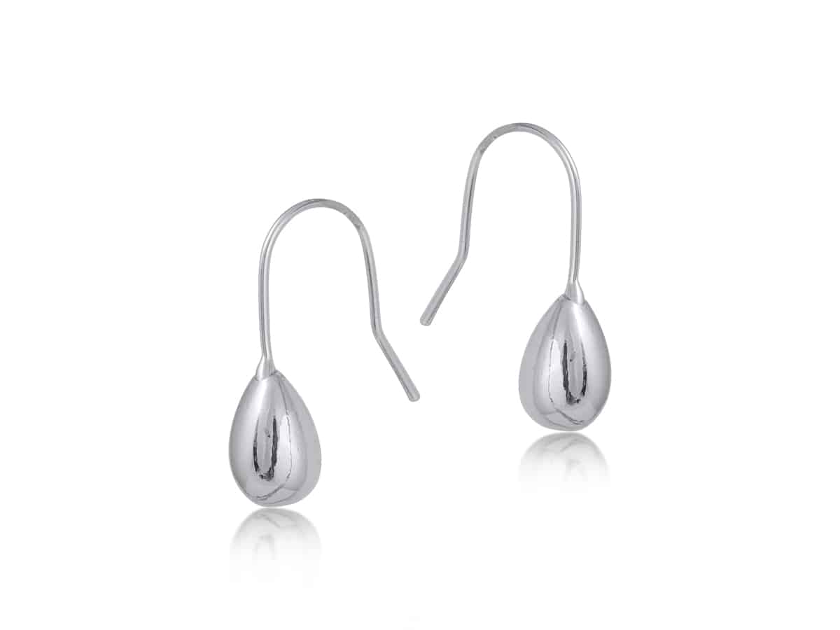 Salome drop earrings - silver