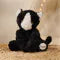 Softies - Crumpet The Plush Black and White Cat