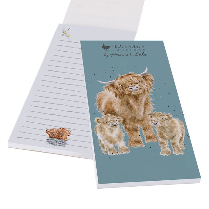 Wrendale Magnetic Highland Cow Shopping Pad