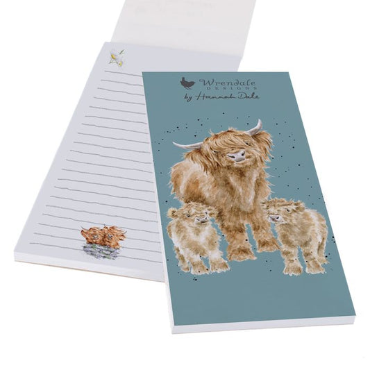 Wrendale Magnetic Highland Cow Shopping Pad