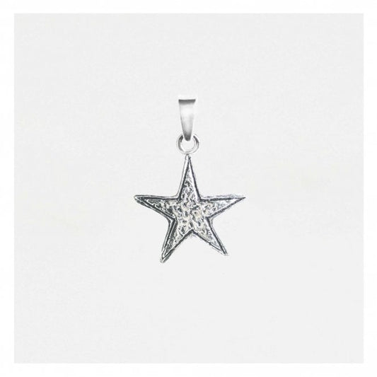 Star - Sterling Silver charm with Chain
