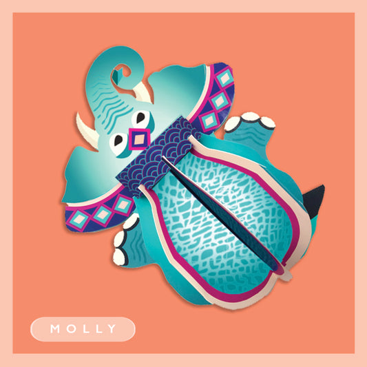 Pop-Up Sticking Card - Molly