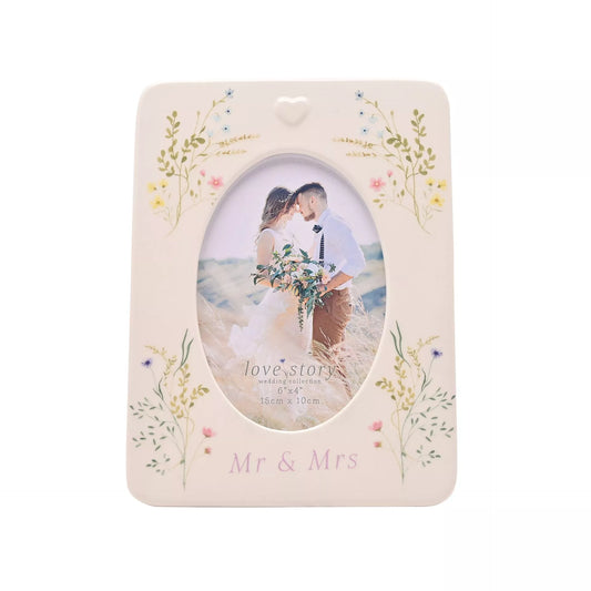 Widdop - Love Story Mr & Mrs Floral Frame