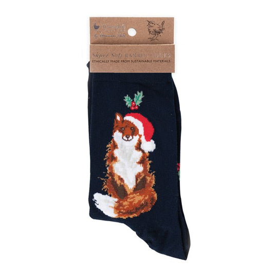 Wrendale - Christmas Fox women's Socks