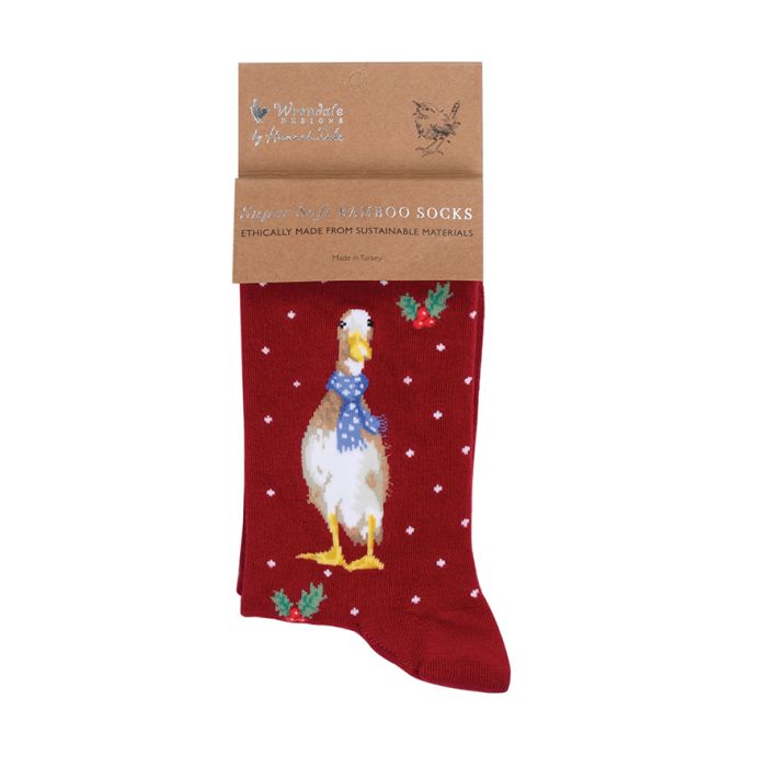 Wrendale - Christmas Duck women's Socks