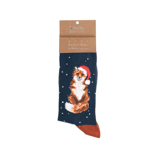 Wrendale - Christmas Fox Men's Socks