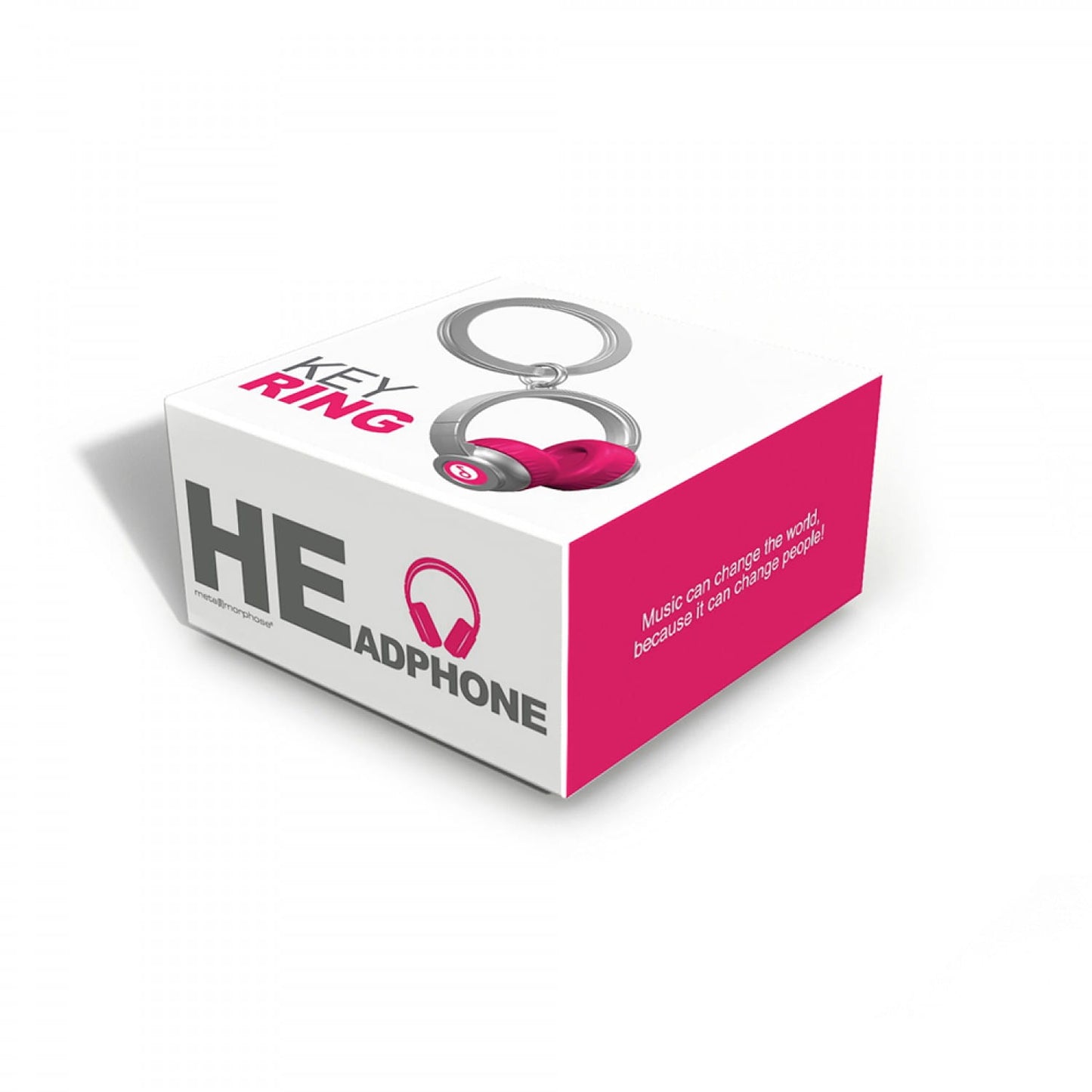 Oli Olsen Pink Headphones Keyring