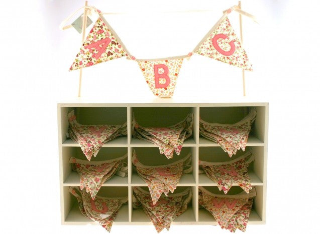 ABC letter flag bunting 