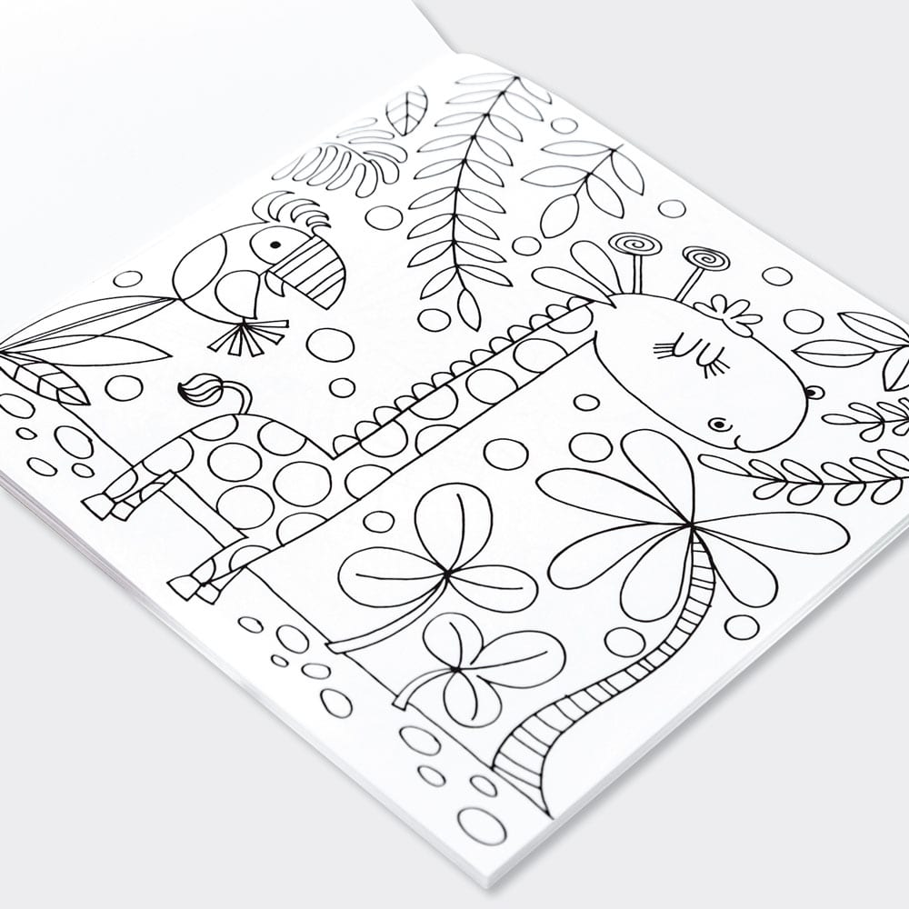 Tropical Adventures Colouring Book