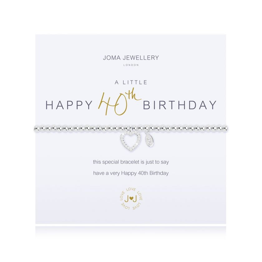 Joma Jewellery A Little 40th Bracelet
