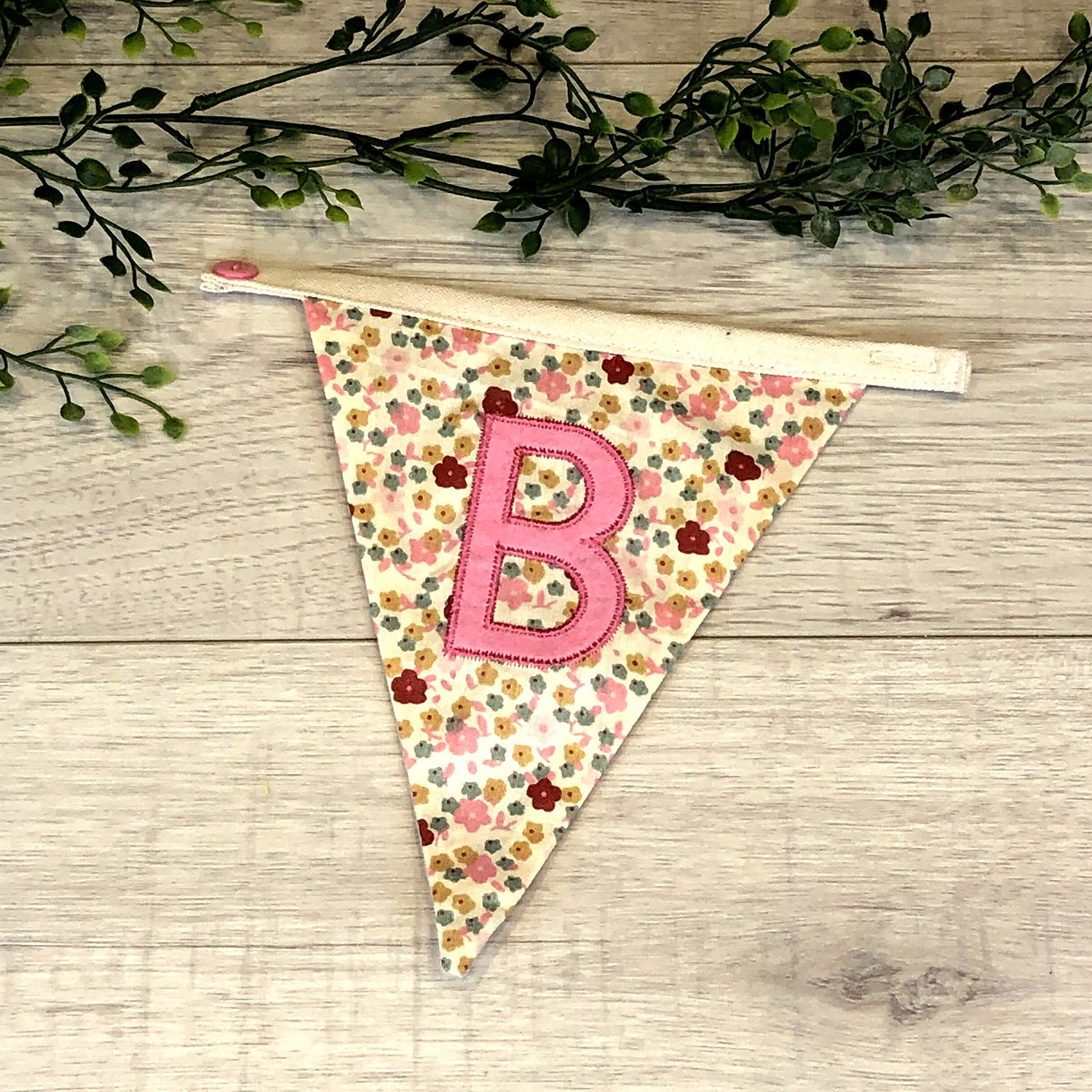 Letter B flag bunting 