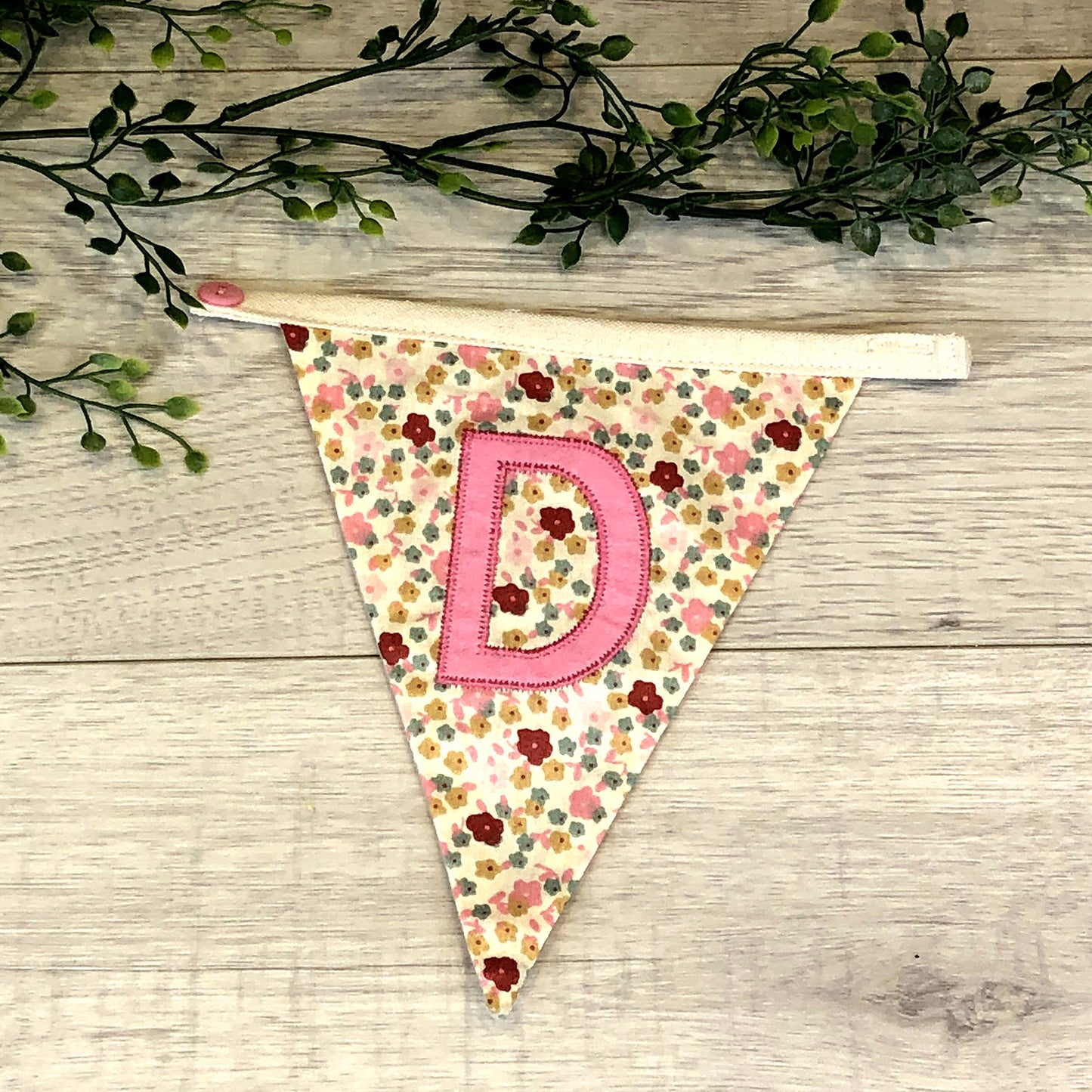 Letter D Flag Bunting 