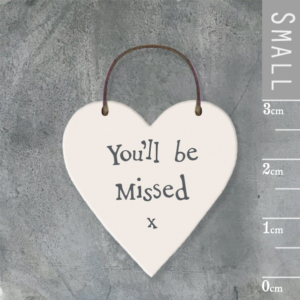 Mini heart - you will be missed